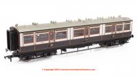 39-860 Bachmann LNWR 50ft Arc Roof Tri-Composite Corridor Coach number 1082 - LNWR Dark Claret & White